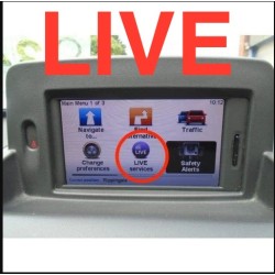 Tarjeta SD de actualización TomTom Live para Renault Carminat 11.45 Europa 2025 | Navi Prof