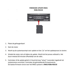 Citroën Peugeot MyWay / Wip Nav Rneg Firmware Update R50 SD Kaart